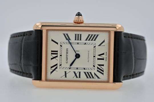  Cartier Tank Louis Cartier 18k Rose Gold WGTA0346 Large 