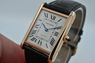 Thumbnail von Cartier Tank Louis Cartier 18k Rose Gold WGTA0346 Large