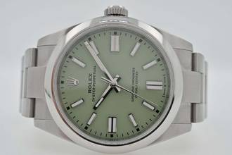 Rolex Oyster Perpetual Automatic 134300 Pistachio Green