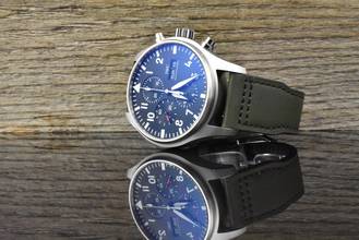Thumbnail von IWC Fliegeruhr Chronograph Pilot Chronograph IW377709 Black Dial unpoliert Full Set