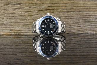  Omega Seamaster Diver 300 M 36MM Blue Wave Dial 2551.80.00 Automatik 