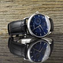 Thumbnail von Jaeger-LeCoultre Master Ultra Thin Réserve de Marche Q1378480 Blue Dial B&P 2017