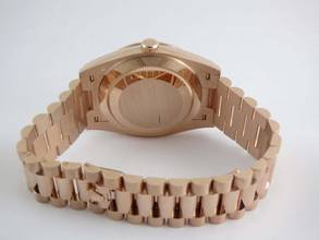 Thumbnail von Rolex Day-Date Choco Dial Everrose / Diamond Bezel