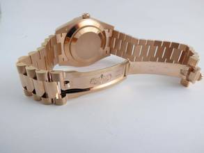 Thumbnail von Rolex Day-Date Choco Dial Everrose / Diamond Bezel