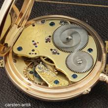 Thumbnail von A. Lange & Söhne Full Set Qualität 1A Taschenuhr 18k Gold mit Original Box & Garantiekarte 1891 Sehr schöner Zustand mit Museumszertifikat
