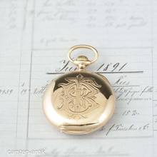 Thumbnail von A. Lange & Söhne Full Set Qualität 1A Taschenuhr 18k Gold mit Original Box & Garantiekarte 1891 Sehr schöner Zustand mit Museumszertifikat