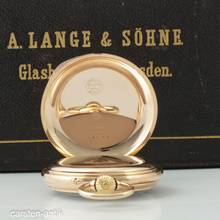 Thumbnail von A. Lange & Söhne Full Set Qualität 1A Taschenuhr 18k Gold mit Original Box & Garantiekarte 1891 Sehr schöner Zustand mit Museumszertifikat