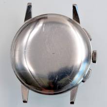 Thumbnail von Heuer Pre-Carrera chronograph 433AT Big Eyes silver dial 1947