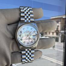 Thumbnail von Rolex Datejust 36 16220 MOP Pearl diamond dial Full Set 1999
