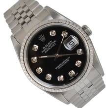  Rolex Datejust 36 16220 black diamond dial Full Set 1999’s 