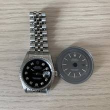 Thumbnail von Rolex Datejust 36 16220 black diamond dial Full Set 1999’s