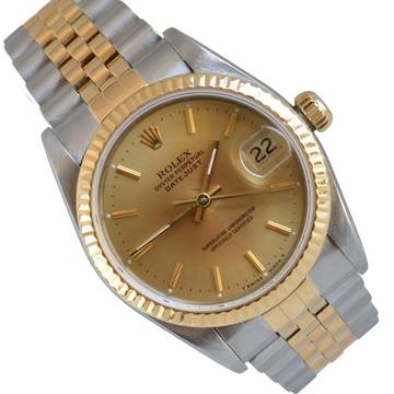  Rolex Datejust 31 68273 Medium 31MM Jubilee champagne dial 1991 