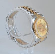 Thumbnail von Rolex Datejust 31 68273 Medium 31MM Jubilee champagne dial 1991