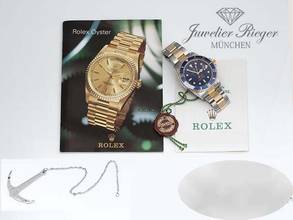 Thumbnail von Rolex Submariner Date 16613 2000 Stahl Gelbgold 750 Automatik Taucheruhr Stainless Steel 18kt Yellow Gold Oyster-band Chronometer Blue Dial