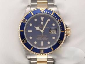 Thumbnail von Rolex Submariner Date 16613 2000 Stahl Gelbgold 750 Automatik Taucheruhr Stainless Steel 18kt Yellow Gold Oyster-band Chronometer Blue Dial