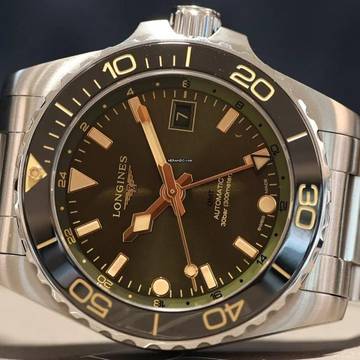 Longines HydroConquest Gmt NEW FULL SET 