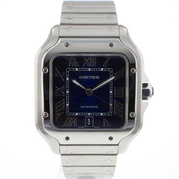  Cartier Santos Large Blue dial 