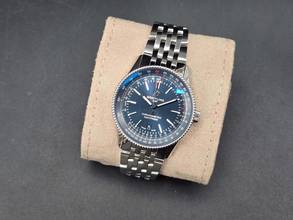 Thumbnail von Breitling Navitimer Automatic 41mm A17326161C1A1 Blue Dial Steel Bracelet Very Good Full Set 1-2025