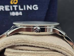 Thumbnail von Breitling Navitimer Automatic 41mm A17326161C1A1 Blue Dial Steel Bracelet Very Good Full Set 1-2025