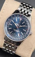  Breitling Navitimer Automatic 41mm A17326161C1A1 Blue Dial Steel Bracelet Very Good Full Set 1-2025 