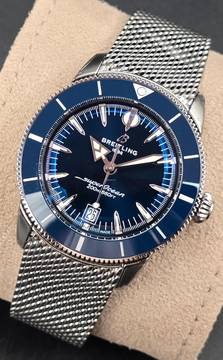  Breitling Superocean Heritage 42 B31 Automatic 42mm AB3111161C1A1 Blue Dial Steel Bracelet Unworn/New Condition Full Set 6-2026 