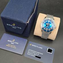 Thumbnail von Breitling Superocean Heritage 42 B31 Automatic 42mm AB3111161C1A1 Blue Dial Steel Bracelet Unworn/New Condition Full Set 6-2026