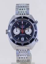 Thumbnail von Heuer Autavia Chronograph Vintage Automatic Cal 12 Klassiker B+P rar