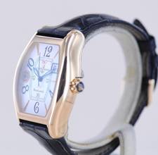Thumbnail von Ulysse Nardin Michelangelo UTC GMT 18K Roségold Silver arabic Big Date Dial Tonneau rar