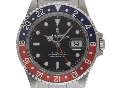  Rolex GMT-Master Pepsi Ref.16700 Bj.1991 Box&Beschreibung sehr gut Vintage GMT Master Pepsi 