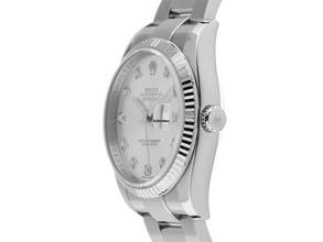 Thumbnail von Rolex Datejust 36 Diamanten Ref.116234 2011 Full Set sehr gut Vintage Datejust Diamanten Stahl 18kt Weißgold
