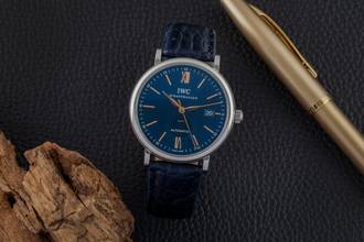 Thumbnail von IWC Portofino Automatic 40 Blue Dial Steel Automatic Men's Watch Ref. IW356523