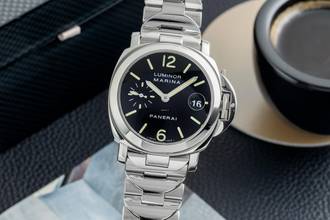 Thumbnail von Panerai Luminor Marina Automatic Steel Automatic Men's Watch Ref PAM00050 Box & Papers 2000