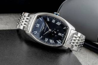 Thumbnail von Longines Evidenza Automatic Stainless Steel Men's Watch Ref. L2.642.4 Box & Papers