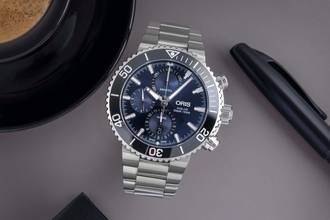 Thumbnail von Oris Aquis Date Chronograph Steel Automatic Ref. 01 774 7743 4155-07 8 24 05PEB