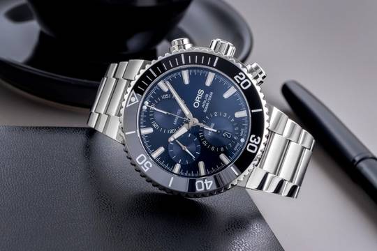  Oris Aquis Date Chronograph Stahl Automatik Ref. 01 774 7743 4155-07 8 24 05PEB 