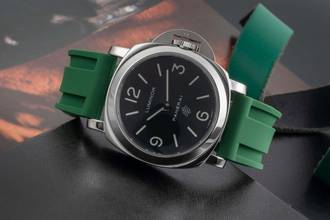 Thumbnail von Panerai Luminor Base Logo 44 Steel Hand-Wound Men's Watch Ref. PAM00000