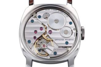 Thumbnail von Panerai Luminor Base Logo 44 Steel Hand-Wound Men's Watch Ref. PAM00000