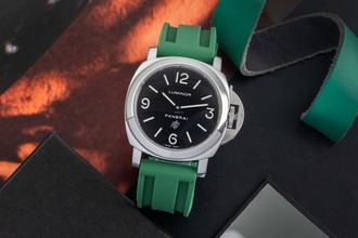Thumbnail von Panerai Luminor Base Logo 44 Steel Hand-Wound Men's Watch Ref. PAM00000
