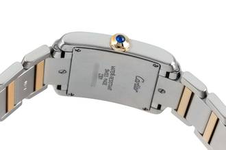Thumbnail von Cartier Tank Française stainless steel / gold quartz women's watch Ref. W51006Q4 2301