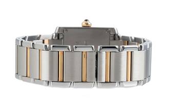 Thumbnail von Cartier Tank Française stainless steel / gold quartz women's watch Ref. W51006Q4 2301