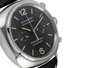 Thumbnail von Panerai Radiomir Chronograph Steel Automatic Men's Watch Ref. PAM00369 B&P 2011