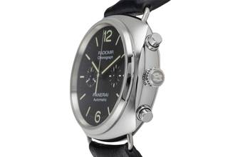 Thumbnail von Panerai Radiomir Chronograph Steel Automatic Men's Watch Ref. PAM00369 B&P 2011