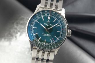 Thumbnail von Breitling Navitimer Automatic 41 Green Men's Watch Ref. A17329371L1A1