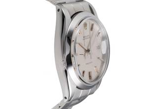 Thumbnail von Rolex Oysterdate Precision Silver Dial Stahl Handaufzug Herrenuhr Ref. 6694 Vintage