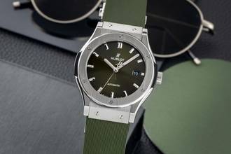 Thumbnail von Hublot Classic Fusion Titanium Automatic Green Dial Ref. 542.NX.8970.RX Box
