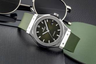 Thumbnail von Hublot Classic Fusion Titanium Automatic Green Dial Ref. 542.NX.8970.RX Box