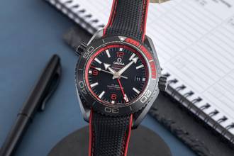 Thumbnail von Omega Seamaster Planet Ocean "Deep Black" GMT 215.92.46.22.01.003 B&P 2021