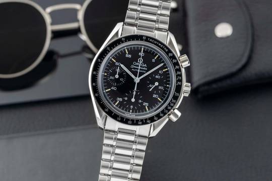  Omega Speedmaster Reduced Chronograph Stahl Automatik Ref. 3510.50.00 Klassiker 