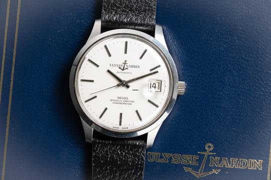 Ulysse Nardin Minty 36000 Chronometer Oversize Automatic Rare Vintage 1969 first series