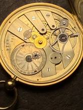 Thumbnail von Jules Jürgensen unique piece, brand new Bagnolet caliber with archive excerpt, book, and wooden case 1845 1900. Featured and described in Jürgensen book on two pages.